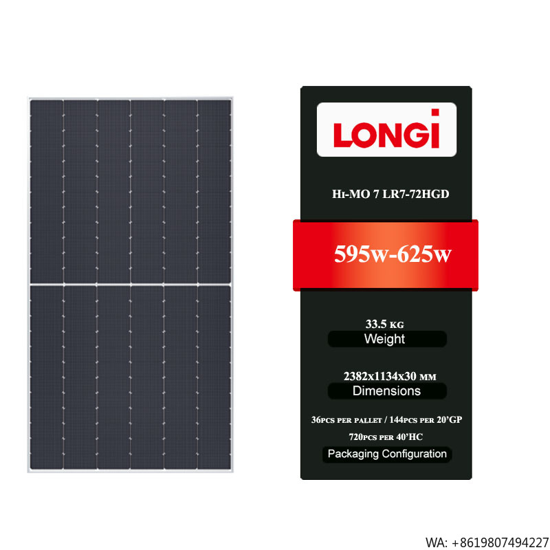 Longi Hi-MO 7 LR7-72HGD 595-62 - огляд і ціна Longi Panel Hi-Mo 7